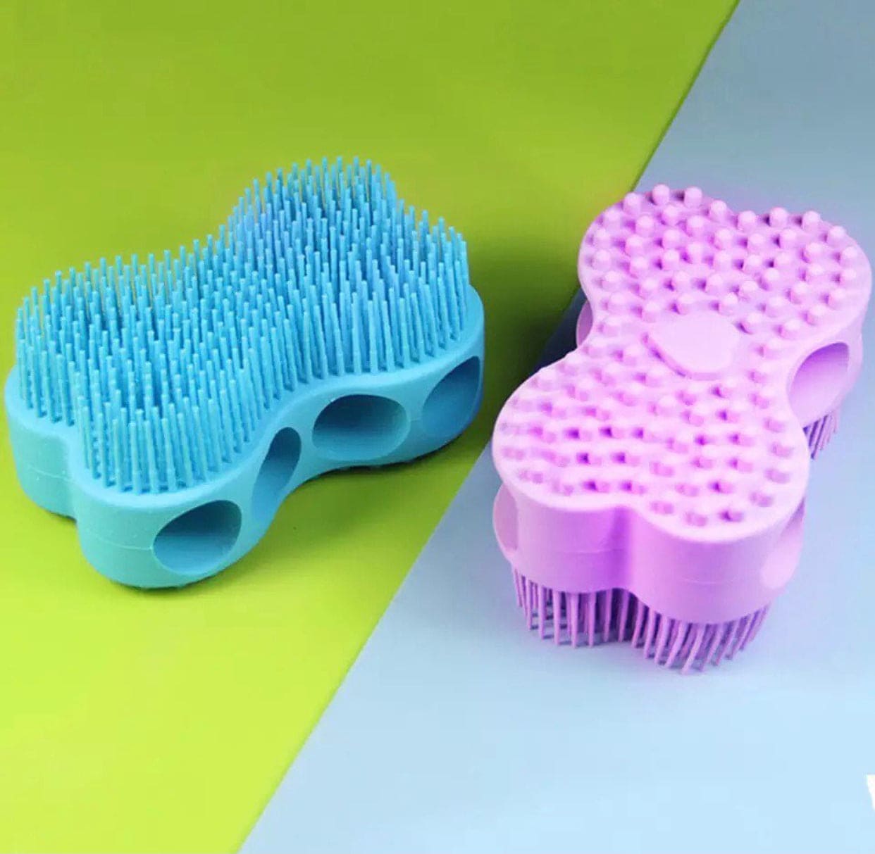 Silicone Bath Brush For Babies, Baby Shampoo Shower Brush, Silicone Body Scrubber, Massage Body Bath Brush Silicone Bath Brush For Babies, Baby Shampoo Shower Brush, Silicone Body Scrubber, Massage Body Bath Brush